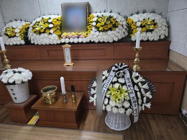 경기 군포시 장례식장 근조화환 배송 사진 4